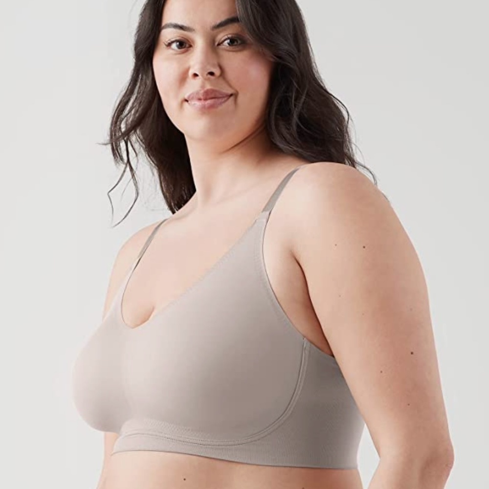 True & Co True Body Lift Triangle Bra Full Cup Small Mink 32DD-32DDD